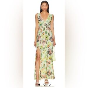 Maaji Clementina Maxi Dress in Multicolor floral print size S